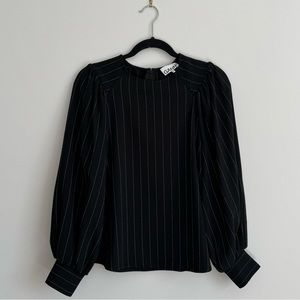 GANNI | pinstripe blouse